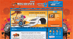 Desktop Screenshot of megadanceradio.hu