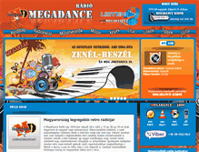 Tablet Screenshot of megadanceradio.hu